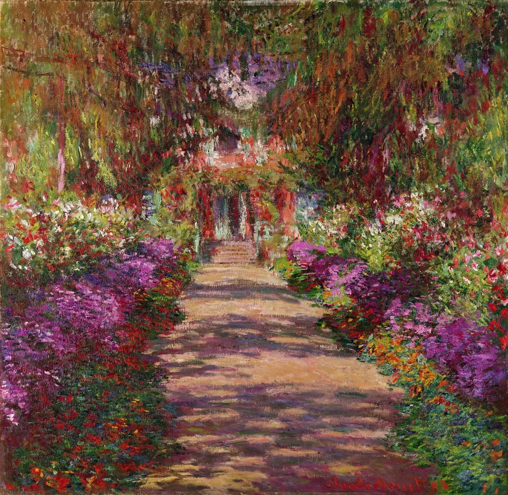 Un sentiero nel giardino a Giverny - Osterreichische Galerie Belvedere, Vienna